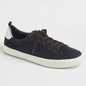 NWT Gap Navy Faux Suede Sneakers Size 9 Women’s Casual Shoes